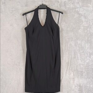Amanda Smith halter midi formal party evening dress sz 12